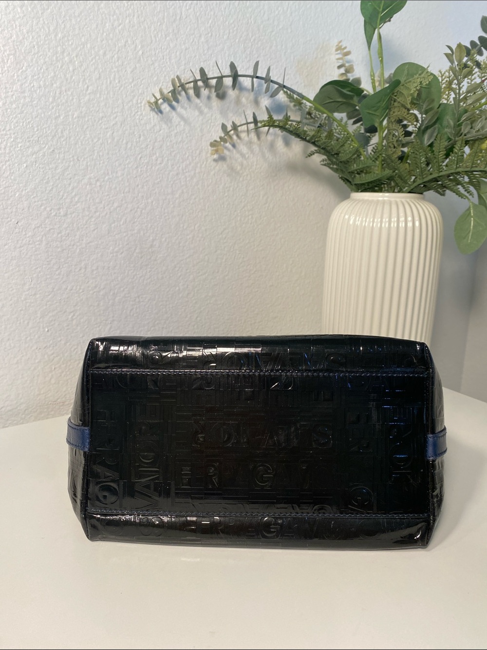 Salvatore Ferragamo Patent Leather XS Tote - Picture 7 of 15